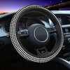 Swono Diamond Car Steering Wheel Cover Universal 15 Inch with