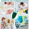 Dish Sponge with Handle 12Pcs/Set Scrub Cleaning Brush Heavy Duty