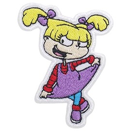 Triple Siblings Rugrats Embroidered Iron On Patch DIY & Repair Jeans, Jacket, Bag Sew On Emblem (Angelica Pickles)