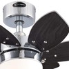 Westinghouse Lighting 7236900 Origami Indoor Ceiling Fan with Light, 24