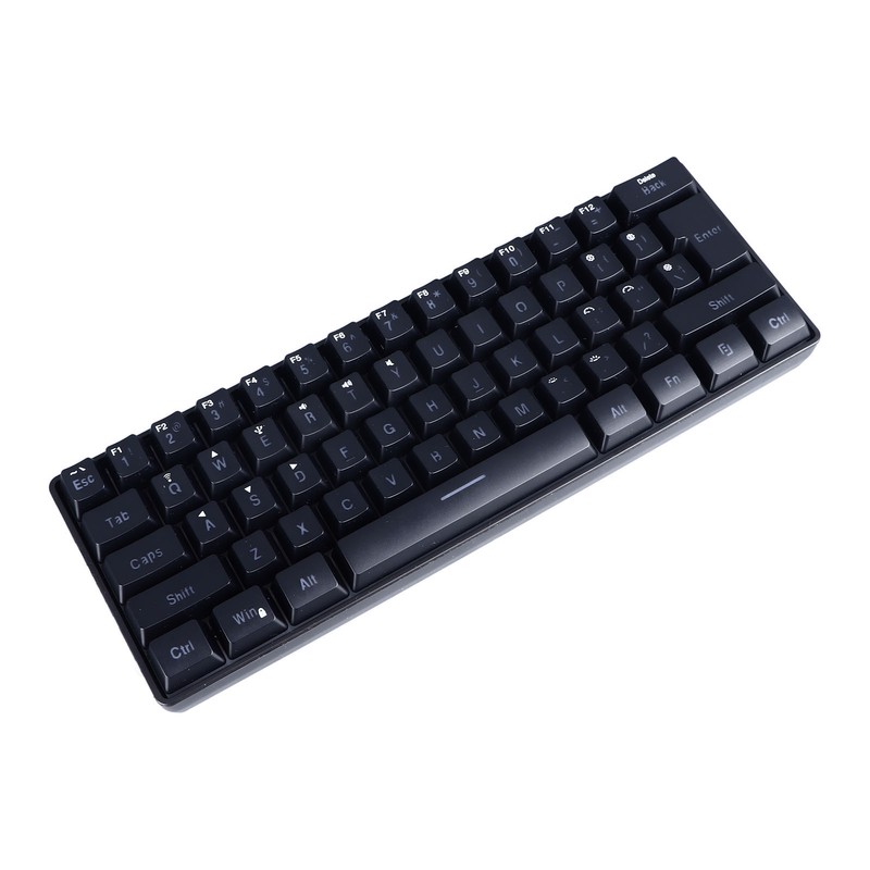 61 Keys Gaming Keyboard 2.4G Bluetooth Wired 3 Modes Keyboard