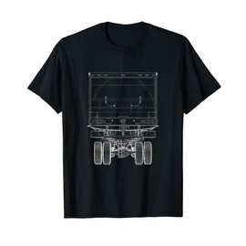 Wireframe Semi-trailer T-Shirt