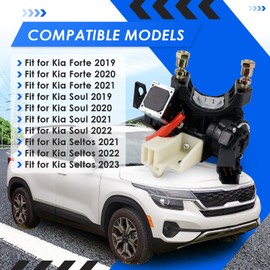 81910-M7110 Ignition Lock Switch Housing Fit for Kia Forte 2019-2021, for Kia Soul 2019-2022, for Seltos 2021-2023 Ignition Lock Housing Assembly, Replace# 81900-M7E00 81905-M7140 81900-Q5D00