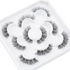 Clear Band False Eyelashes, D Curl, Russian Stripes, Band, 3D
