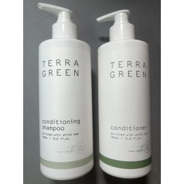 Terra Green White Tea Conditioning SHAMPOO & CONDITIONER SET 12.8oz - Wyndham