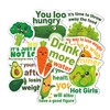 NQEUEPN 8pcs Funny Fridge Magnets Weight Lose, Cute Vegetables Motivational