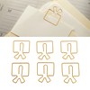 100PCS Funny Cute Paperclips Decorative Metal Small Journaling Paper Clamps