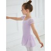 Leotardo de ballet para niñas pequeñas para danza, falda con