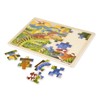 Melissa & Doug Dinosaurs Wooden Jigsaw Puzzle With Storage Tray