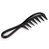 ZJchao 2pcs Peine para el cabello, Salon Dientes anchos Peine