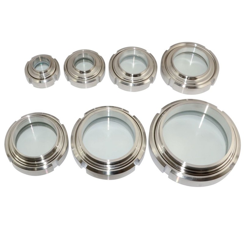 SuperWhole 89mm 3-1/2" 3.5" Sanitary Sight Glass Stainless Steel SS316