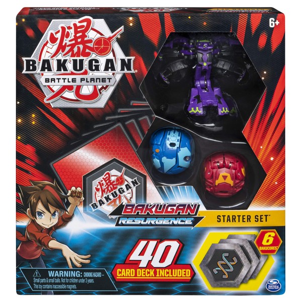 Bakugan, Battle Brawlers Starter Set with Transforming Creatures, Darkus Hydranoid, for Ages 6 & Up