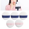 5pcs Face Powder Puff Double Sided Raised Pile Soft Skin