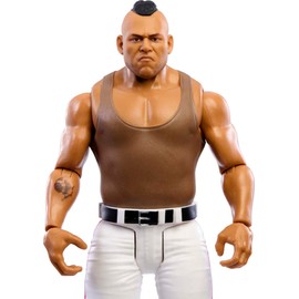 Mattel WWE Commander Azeez - Figura de acción básica, 10 Puntos de articulación y Detalle Realista, Coleccionable de 6 Pulgadas