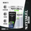 Bcaas Aminoácidos Green 500g 50 Servicios Sabores