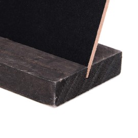 Mini Chalkboard Signs for Table, TAKSDAI 5" Ã 6" Message Board Wood Base Style Tabletop Blackboard with Stand, Set of 8