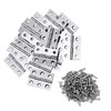 20Pcs 2 Inch Stainless Steel Folding Hings for Wooden Box