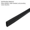 sourcing map U Channel Edge Strips 14.8 ft Length Rubber