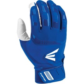 Easton Baseball Walk-Off Series Adult Batting Gloves, White Royal, Small