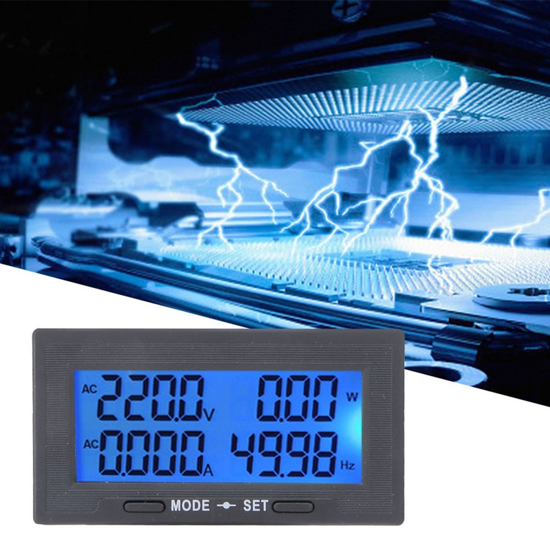 YB5142DM 0-500V Intelligent Digital LCD Display AC Voltage Current Tester