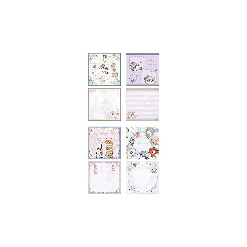 Sunstar Stationery S2839075 Mofusand Memo, Square, Sea Creatures