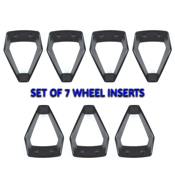 OEReflections [7] NEW 22" Wheel Inserts Matte Black for 14-18