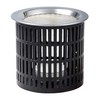 Incense Burner Made of Iron Black [Height 8 cm, Handmade]