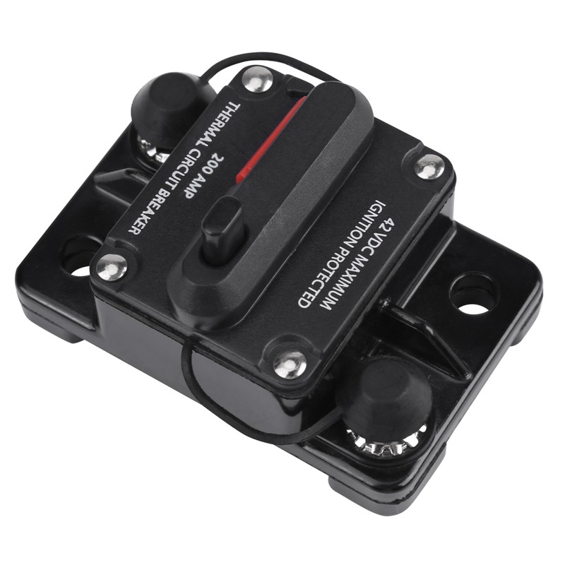 DC12V-42V Car Stereo Audio Inline Circuit Breaker Manual Reset(200A)
