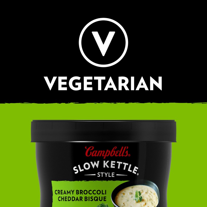 Campbell's Slow Kettle Style Creamy Broccoli Cheddar Bisque, 15.5 oz