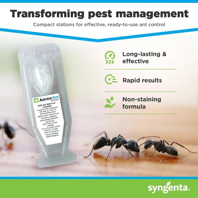 Advion Ant Gel Stations - 1 Pack (3 x 4g