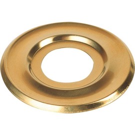 Rosette Polished Brass Diameter 55 mm for 1/2 Watt Industrial
