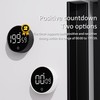 Exlliy Digital Kitchen Timer, Rechargeable Magnetic Visual Timer with Large