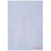 1/144 RB02 コーションデカール パステルピンク 1枚入 RB02-144PPI