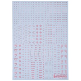 1/144 RB02 コーションデカール パステルピンク 1枚入 RB02-144PPI