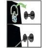 Hangman Products Hängeleuchte D-Form, sehr robust, Mehrfarbig, 1,7 x 9,52