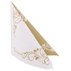 50 Napkins Ornaments 40 x 40 cm Fabric-Like Airlaid Bellissima