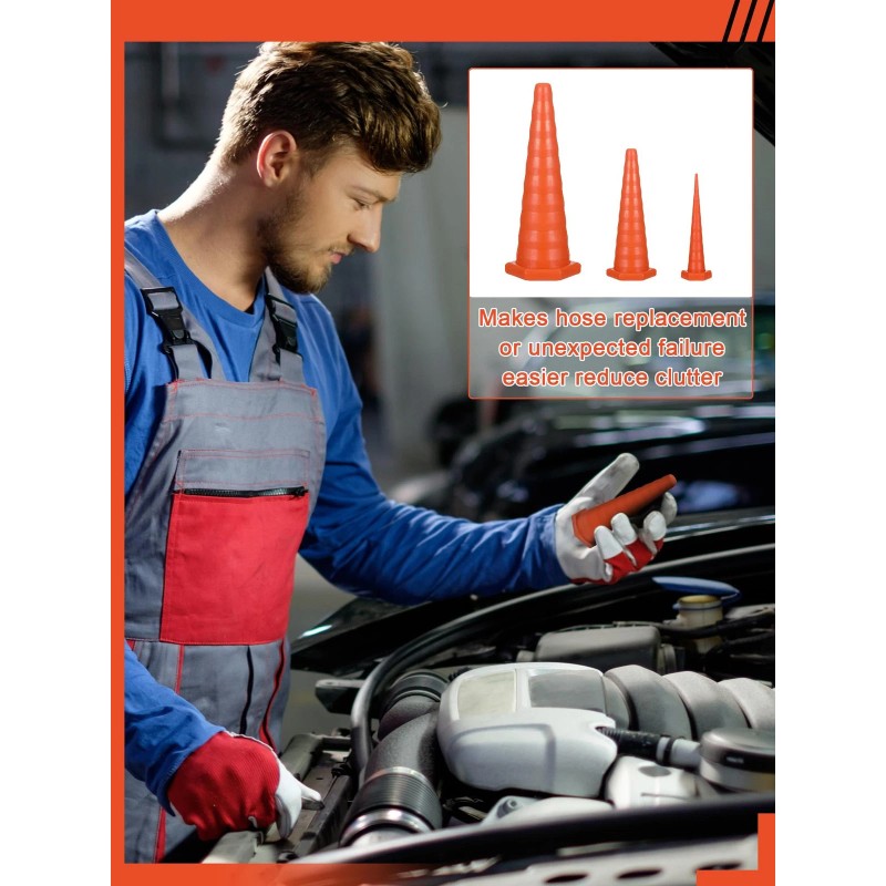 Innconee Hydraulic Oil Service Plugs Large Medium Small Sizes Multi