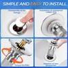 Bathroom Sink Drain Strainer,(2PCS) Pop-up Sink Drain Strainer with Removable