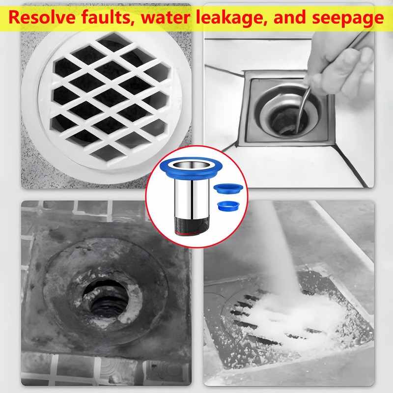Ctyjia Odour Trap Shower Core, Shower Floor Drain Backflow Preventer,