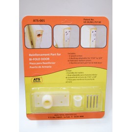 Hardware Repair Kit for Bi-Fold Door, Includs Bushing Adaptable for Pivot Door 7/16" to 3/8"