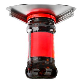 Upgraded Stainless Steel Jar Opener for Seniors – Easy One-Handed Under Cabinet Mount Lid & Bottle Opener for Weak Hands, Arthritis, Elderly, No Rust, Durable Kitchen Tool