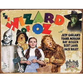 DOGT Wizard of Oz 70th Anniversary Retro Distressed (1562) Vintage TIN SIGN Size: Approx. 20 * 30cm/ 7.8 * 11.8 inch(L * W)
