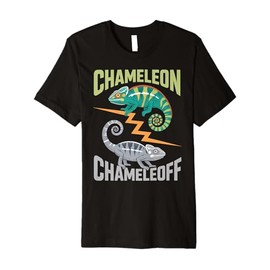 Chameleoff Lizards Reptile Funny Chameleon Premium T-Shirt