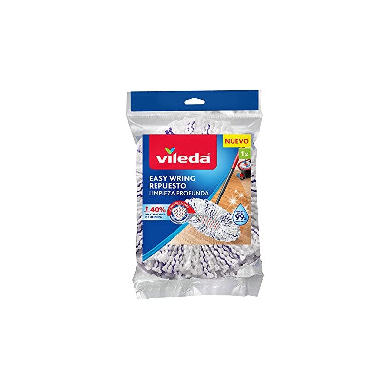 Repuesto Trapeador Microfibra Limpieza Profunda Vileda