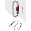 Samcos Carabiner, Load Capacity 25KN (5500 kg), Locking Carabiner, D-Ring,