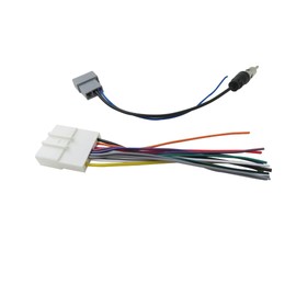 Premium 70-7552 Car Stereo Wiring Harness Adapter Cable Radio Install Plug Fits for Subaru 2008-2013 WRX (no Factory Navigation), 20-Pin Plug