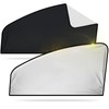 WD&CD Car Curtains, Set of 2, Magnet, Light Blocking, Easy