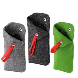 Hifot Brillenetuis 3 Stück, Slip in Brillen Sonnenbrillen Beutel, Tragbaren Lesebrillen Beutel Tasche