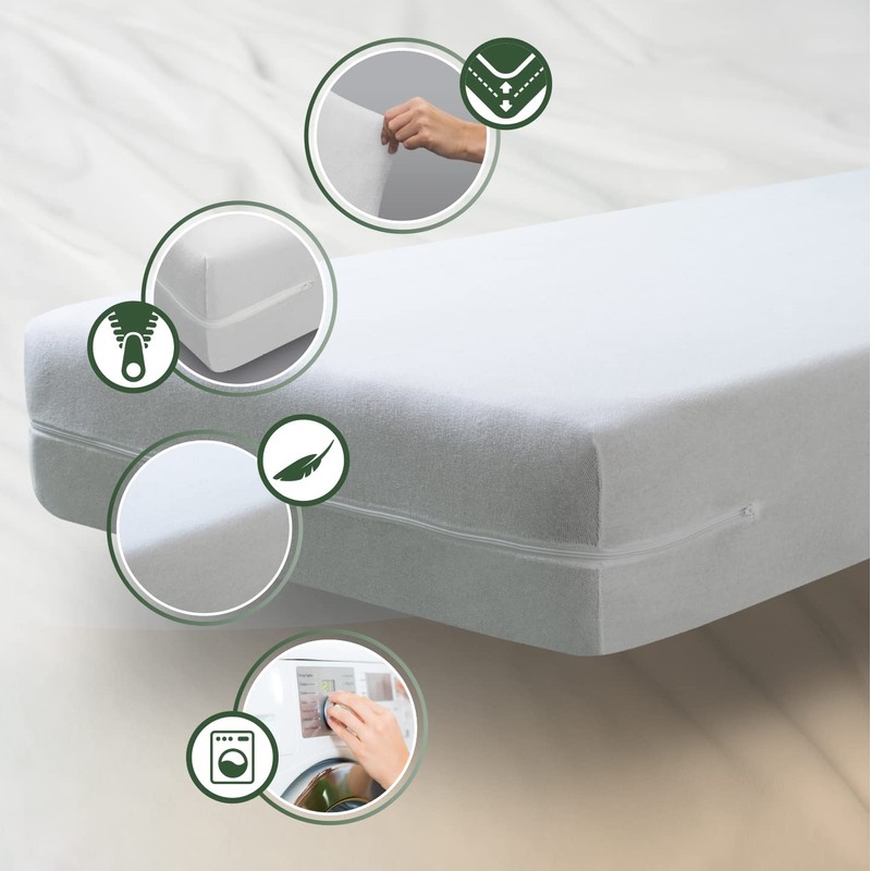 SAVEL - Mattress Encasement (105x190/200 cm) | Silk Touch |
