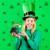 112 Pcs St. Patrick's Day Decorations Set, Black Mini Candy